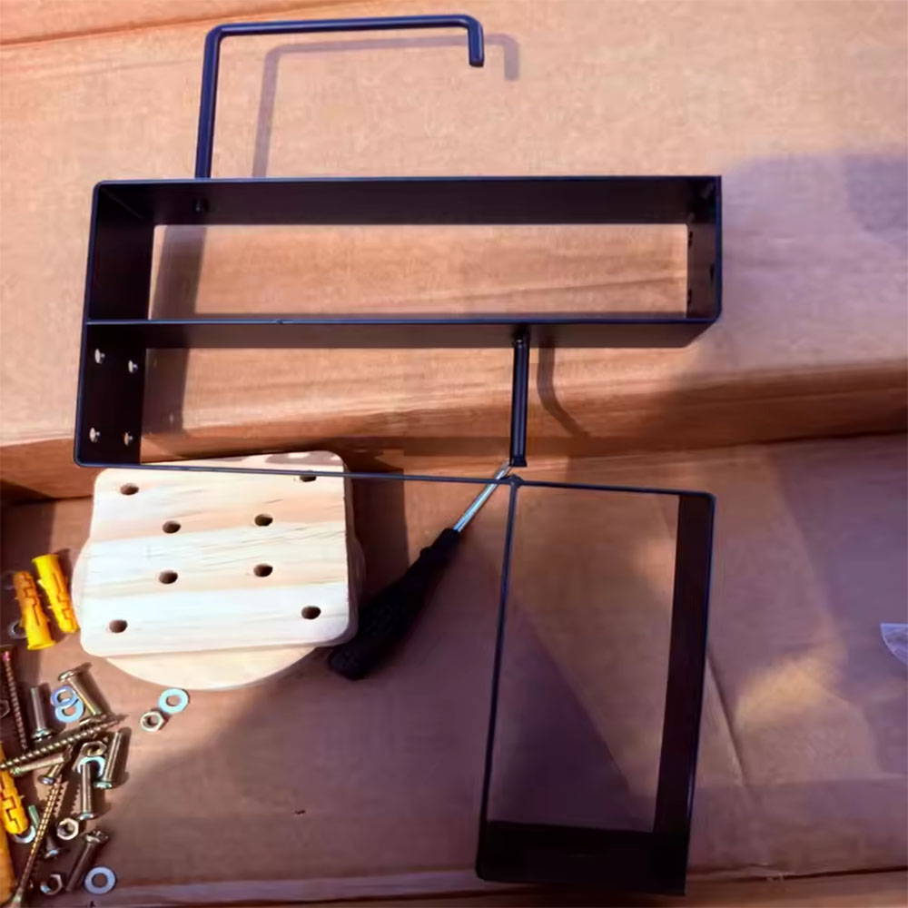 Sports Equipment Home - Wood Motorcycle Helmet Holder Wall Mount