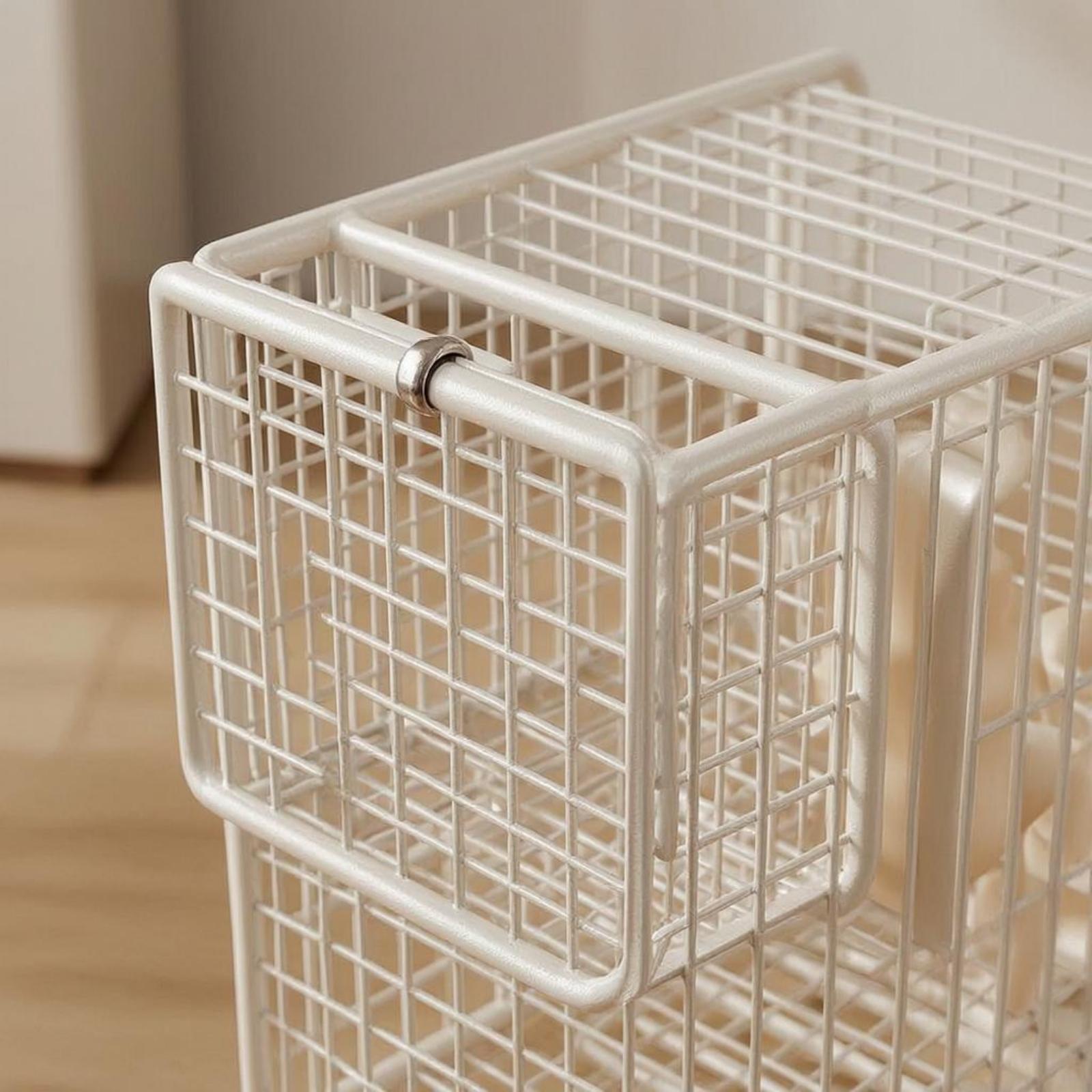 Sports Equipment Home - Multi Section Metal Wire Storage Cart