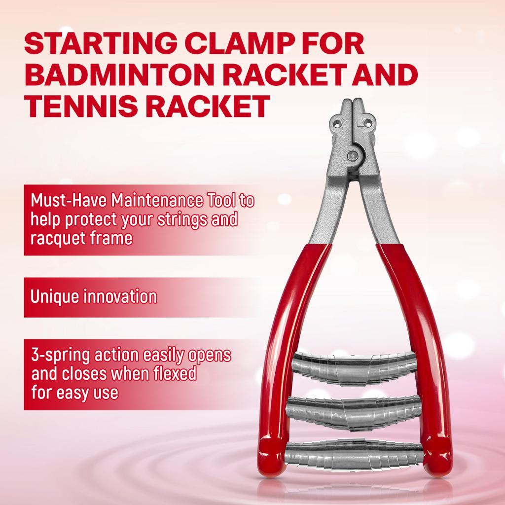 Sports Equipment That Starts With A - Durable Steel Tennis Stringing Clamp Professional