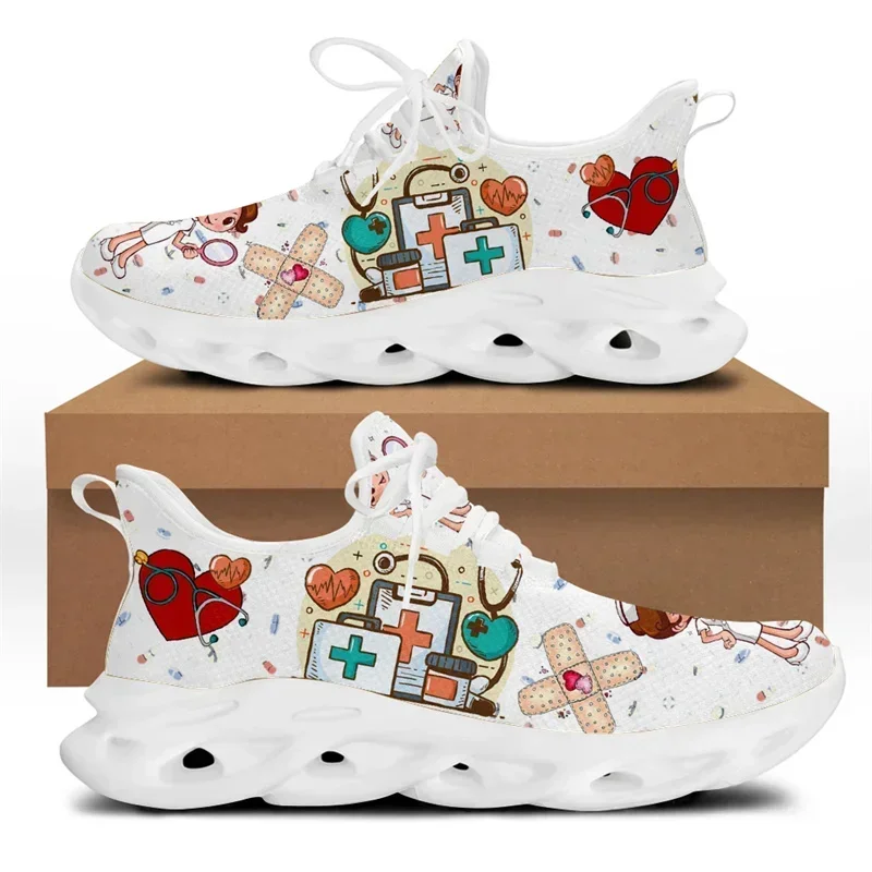 Sports Equipment Brand - White Nursing Shoes For Women Cute