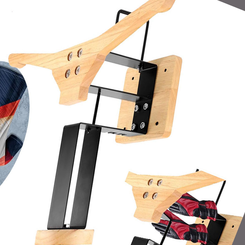 Wood Motorcycle Helmet Holder  - Sports Equipment Home ulasan dan harga