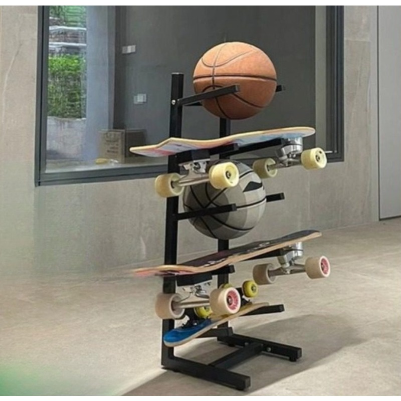 Skateboard Equipment Rack Inte - Sports Equipment Football ulasan dan harga