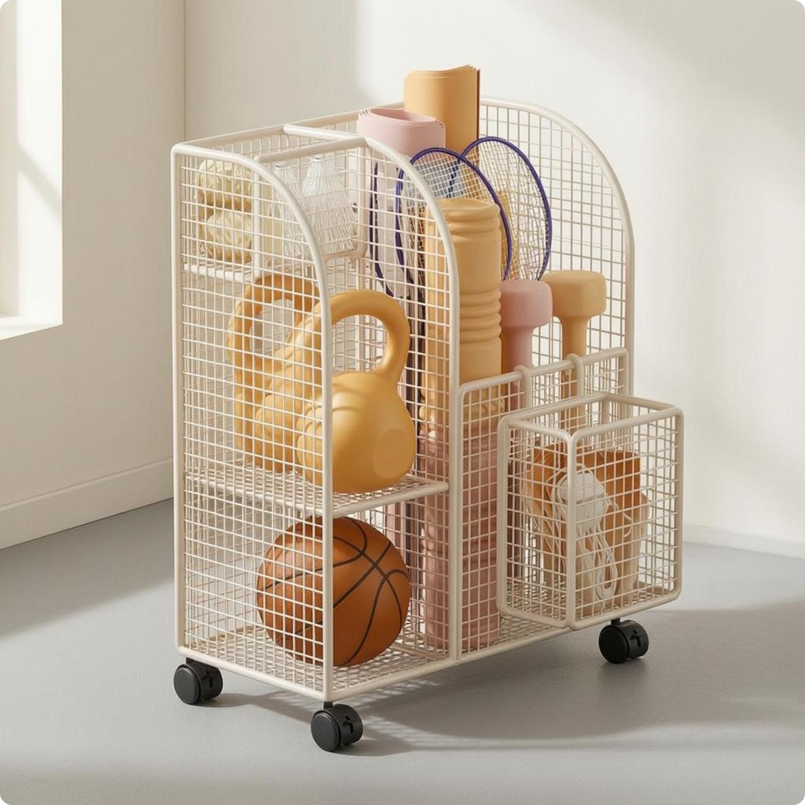 Multi Section Metal Wire Stora - Sports Equipment Home ulasan dan harga