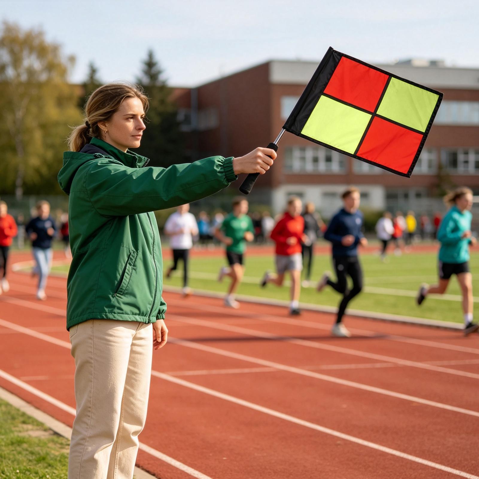 Soccer Referee Flags 2-Piece H - Sports Equipment Football ulasan dan harga