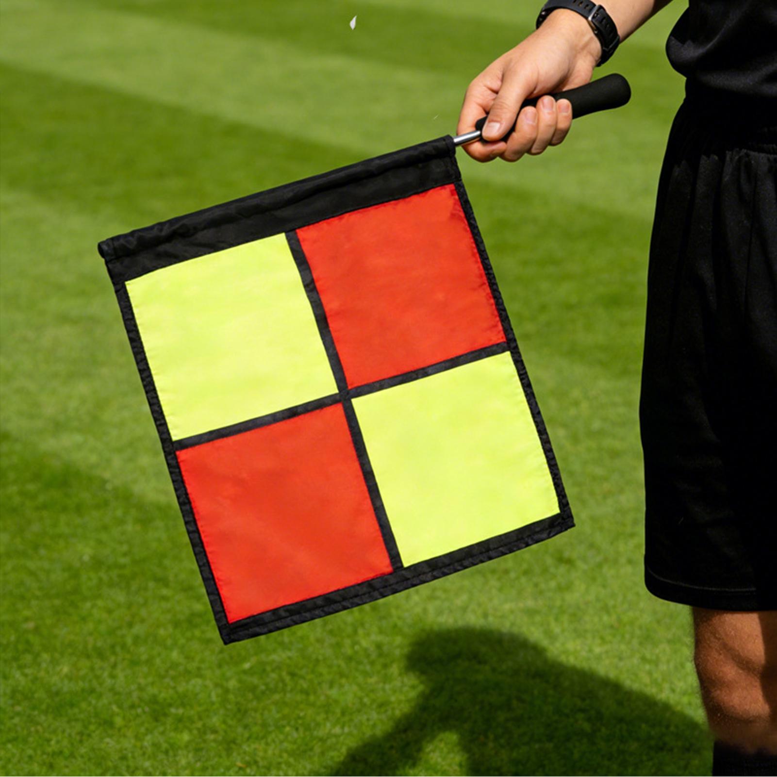 Soccer Referee Flags 2-Piece H - Sports Equipment Football ulasan dan harga
