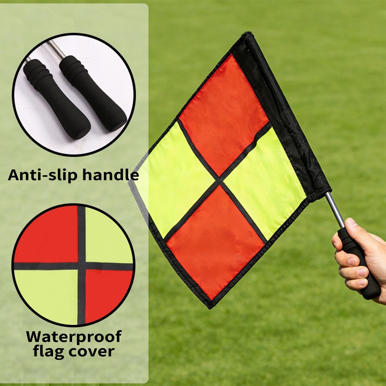 Soccer Referee Flags 2-Piece H - Sports Equipment Football ulasan dan harga