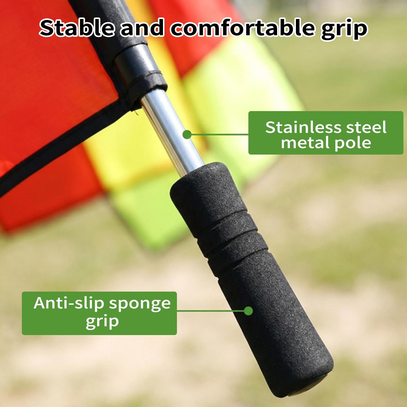 Soccer Referee Flags 2-Piece H - Sports Equipment Football ulasan dan harga