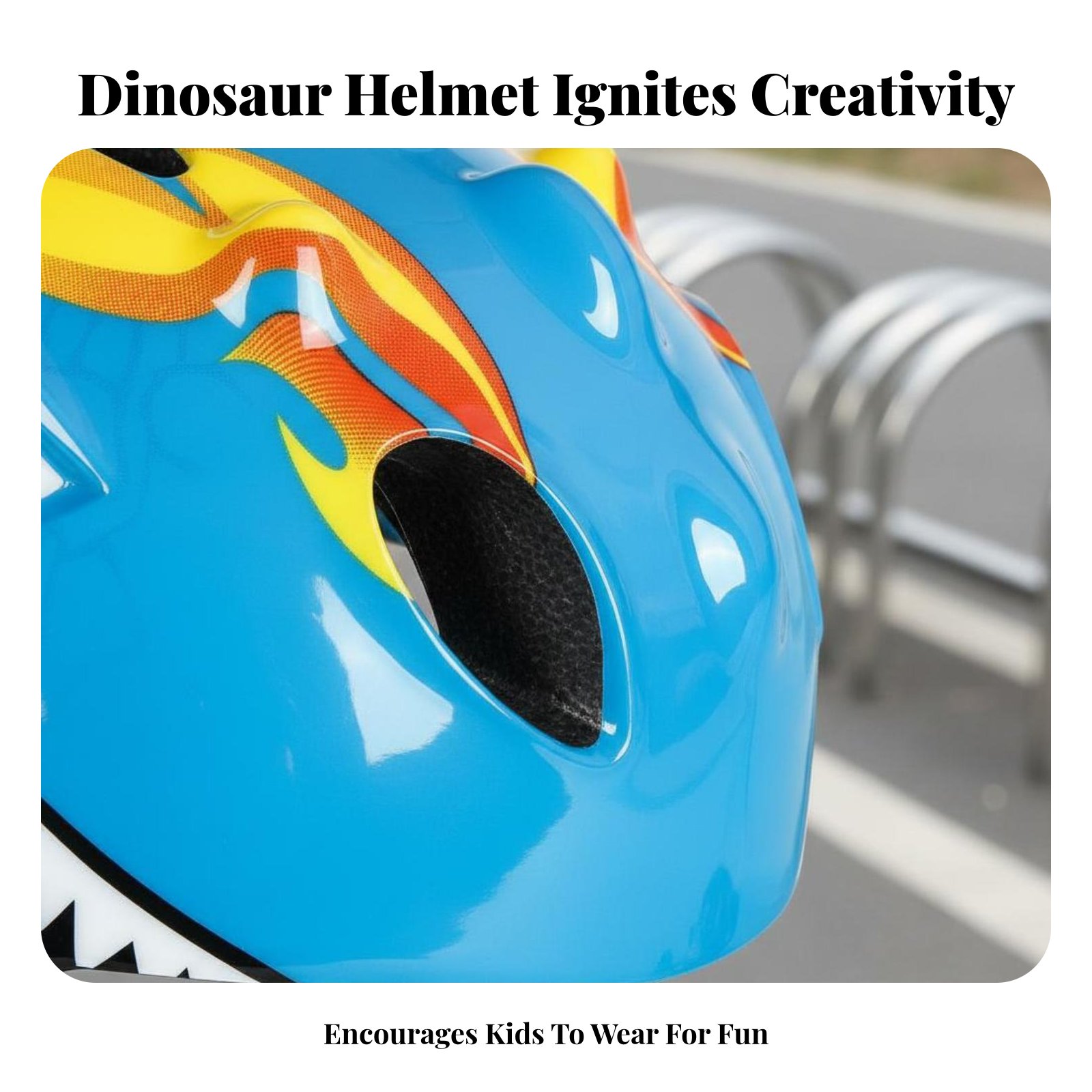 Cartoon Dinosaur Helmet Versat - Sports Equipment Kids ulasan dan harga
