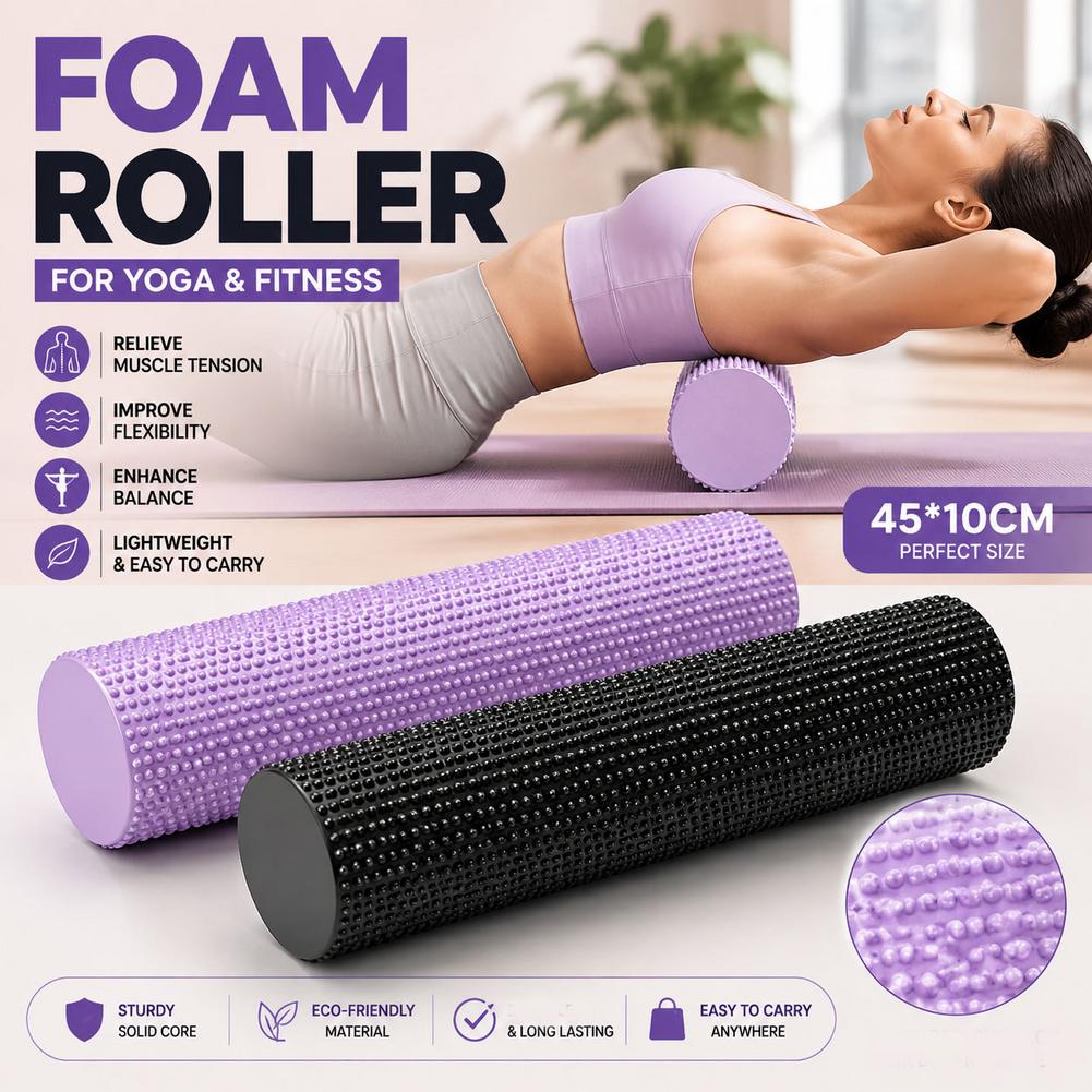 Yoga Foam Roller EVA High Dens - Sports Equipment Home ulasan dan harga