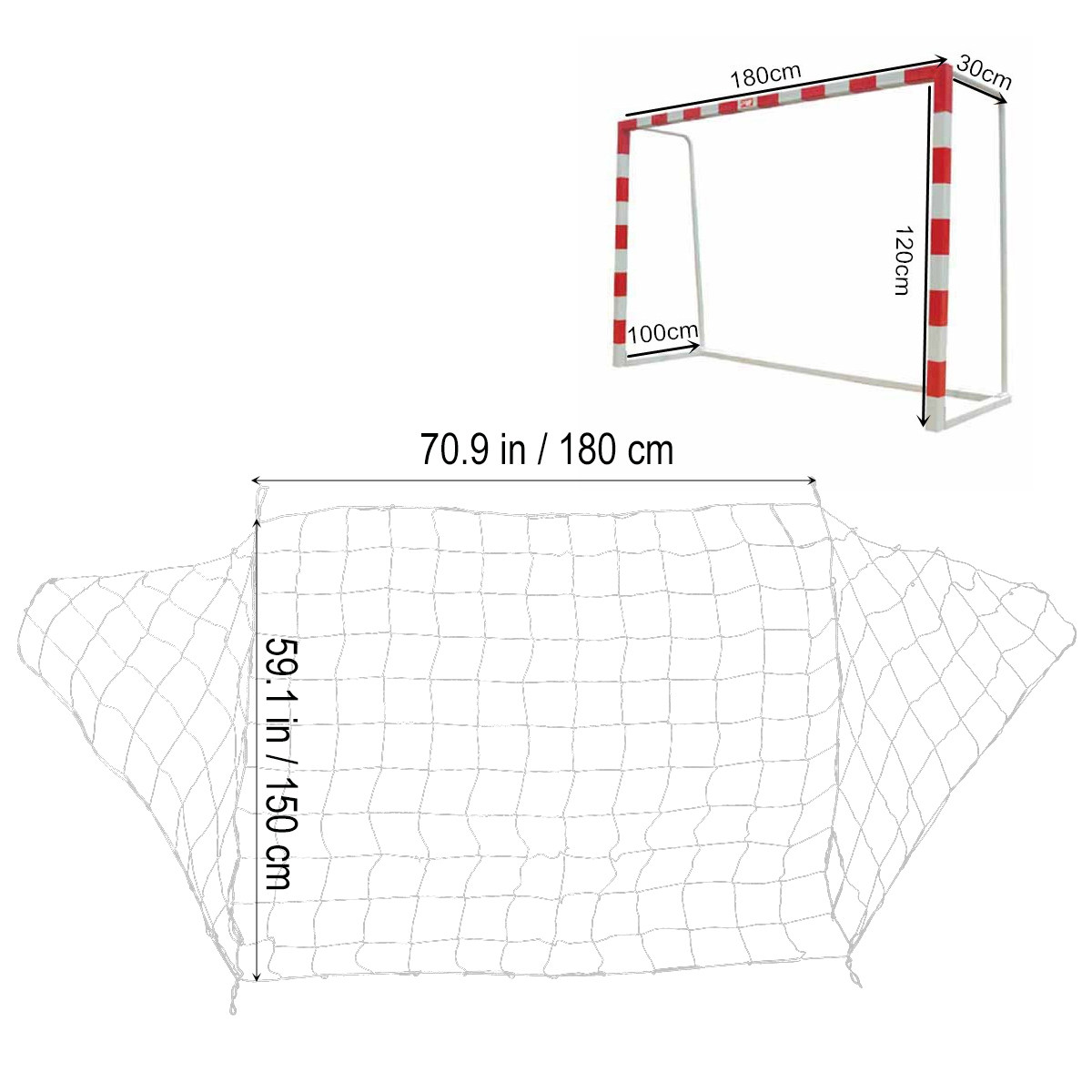 Football Net Durable Polypropy - Sports Equipment Football ulasan dan harga
