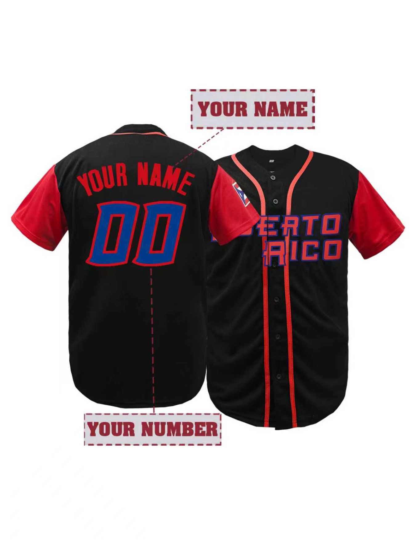 Men's Personalized Name And Nu - Sports Equipment Jersey ulasan dan harga