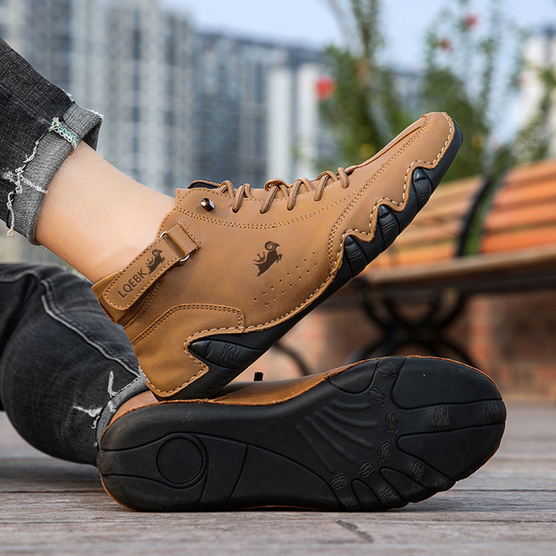 Leather Shoes for Men Casual S - Sports Equipment Brand ulasan dan harga