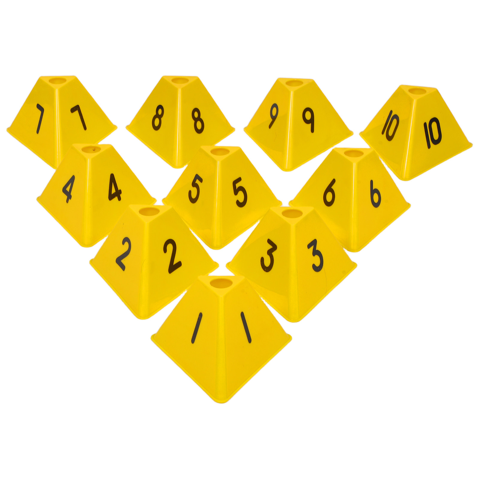 10Pcs Football Training Marker - Sports Equipment Football ulasan dan harga